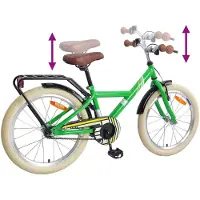 vidaXL Kinderfiets 20 Inch voor 6-11 jaar oud Groen