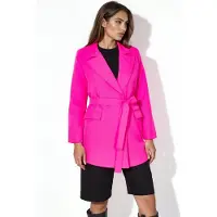 MSN Collection Korte Blazer met Ceintuur en Sjawlnek