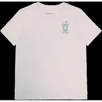 Abercrombie & Fitch T-shirt met backprint - ecru Meisjes Katoen Ronde hals - maat 128