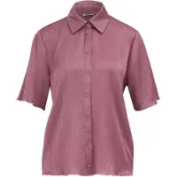 We fashion - Dames blouse met structuur - Regular fit - Oudroze - Maat: M