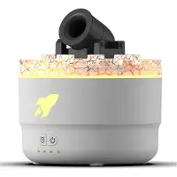 Tlily Gesimuleerde kanonvuur etherische olie diffuser luchtbevochtiger wit (EU)