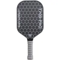 TAUOH Pickleball Racket van Koolstofvezel met 16 mm Honingraatkern, Antislip Grip, Hoogwaardig Racket voor Binnen en Buiten
