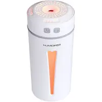 ABOOFAN Car Air Humidifier 260 Ml Met LED USB (Wit)