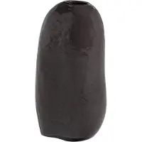 Woood glazen vaas 42x23x14 cm - donkerbruin