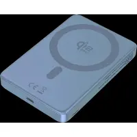 BlueBuilt Draadloze Powerbank met Qi2.2 en MagSafe 10.000 mAh met Snelladen 25 Watt Blauw