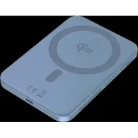 BlueBuilt Draadloze Powerbank met Qi2 en MagSafe 5.000 mAh met Snelladen 20 Watt Blauw