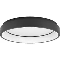 Eglo connect.z Marghera-Z Smart Plafondlamp - Ø 60 cm - Zwart/Wit - Instelbaar RGB & wit licht - Dimbaar - Zigbee