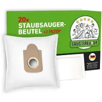 SAUG-FREUnDE | 20 stofzuigzakken geschikt voor ROWENTA, MOULINEX | RO 9