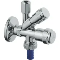 GROHE Eggemann wascombinatieventiel DN 15, chroom - 41073000