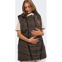 ONLY Olmclair Voor En Na Het Puffer Vest Dames Bruin Xxl