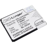 123accu LG BL-52UH accu (1800 mAh, huismerk)