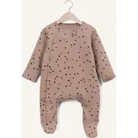 Play Up Baby Rompers Printed Rib Jumpsuit - Taupe - Maat 74
