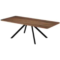STILVORA Eettafel - Uitschuifbaar Met 3 Lengtes - Voor Eetkamer En Keuken - MDF Walnootkleur - 160 200 240x90 Cm