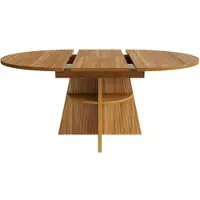 STILVORA Eettafel - Uitschuifbaar Met Open Opbergvak - Voor Eetkamer En Kleine Ruimtes - MDF En Metaal - 110-150x110x76 cm - Donkerbruin