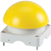 Eaton FAK-Y bovenste deel van behuizing grijs Paddestoel kap geel 229754, Knoppen + Schakelaars, Grijs