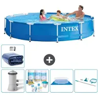 Intex Framezwembad, rond - 366x76 cm - 6-delig, model S20481