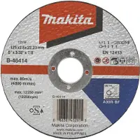 Makita doorslijpschijf 125x2,5 mm staal - B-46414