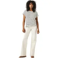 Garcia Celia wide dames Jeans, 36/32, Wit, Wide fit
