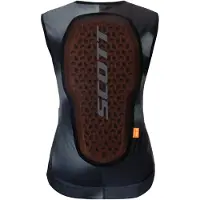 SCOTT - Rugbeschermers - Airflow W'S Caviar Black/Dark Grey voor Dames - Maat S - Grijs