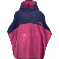 TROLLKIDS - Kid's Kvalvika Surf Poncho - Surfponcho 98, roze