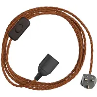 Creative Cables Snakebis Twisted E14 Lamphouder Met Snoer