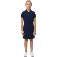 Lacoste Polojurk Girls Pique Marine-Maat 140