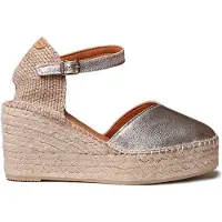Toni pons Dames leren espadrille met sleehak | MAGDA-P