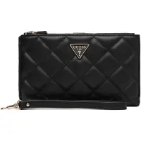GUESS portemonnee Juliet SLG Double Zip Organizer Black zwart