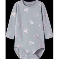 Name it BABY romper met print - lila Paars Meisjes Stretchkatoen Ronde hals - maat 50