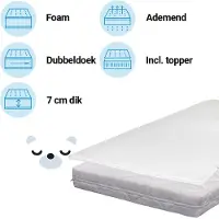 ZZZOO Matras Wieg + Topper 40x80 Airgosafe Beer