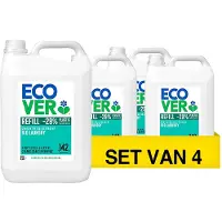 Ecover Aanbieding: Universeel Wasmiddel Hibiscus & Jasmine 5 liter (4 flacons - 400 wasbeurten)