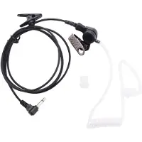 Tlily Alleen Rechtstreeks Luisteren Transparante Flexibele Akoestische Buis Oortelefoon 3,5 mm Oortelefoon Headset Mono-Aansluiting voor Walkietalkie