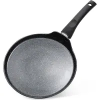 Artemis Koekenpan van graniet, geschikt voor pannenkoeken en omeletten, laag en plat, diameter 24 cm