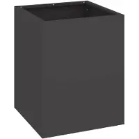 vidaXL Plantenbak Olijf Groen 32 x 32 x 40 cm Koudgewalst staal
