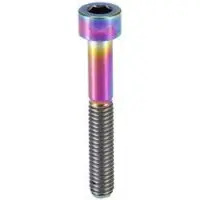 OEM Titanium fiethelm bevestigingsplaat - Stevige bevestiging voor fietshelm - M6 schroefdraad - Duurzaam en roestvrij - Geschikt voor fietsen - Verkrijgbaar in verschillende kleuren