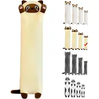 Sonstiges Pluche kattenknuffel, kussen, 50 cm, gele kleur, geschikt als cadeau voor een verjaardag