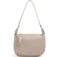 Mandarina Duck Leren schoudertas Mellow Leather Hunting Bag Warm Taupe