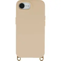 Selencia Rivièra MagSafe Backcover met afneembare haakjes voor de Apple iPhone 17e / 16e - Milky Latte