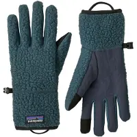 Patagonia - Retro Pile Gloves - Handschoenen M, blauw