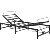 vidaXL Elektrisch Verstelbaar Bed Frame Zwart 80 x 200 cm Staal