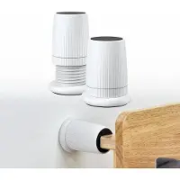 OEM 4-delige trillingsdempers voor bedframes – verstelbare, roestwerende bevestigingsmaterialen voor bedframes, hoogte 7,37-12,45 cm, geschikt voor wand, bed, nachtkastje en tafel