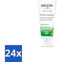 Weleda 24 x - Planten tandpasta - 75 ml - Tandpasta - Natuurlijke Tandpasta - Biologische Tandpasta - Kamille Tandpasta - Tandvlees Verzachten
