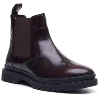 Hush puppies Jamie Leren Heren Bordeaux Boots