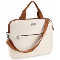 Zagatto Laptoptassen 15,6" licht van gewicht, ruim, beige,