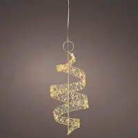 Lumineo Kersthanger spiraal met verlichting | 41 cm | Twinkle effect | 150 lampjes |