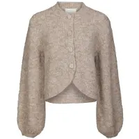 Neo Noir Gebreid jack met opstaande kraag model 'Gio Fluffy'