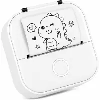 BSS Mini Printer - Fotoprinter - Fotoprinter Voor Smartphone - Labelprinter - 8,6 x 8,6 x 3,5 cm - Wit