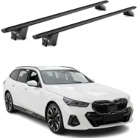 Aurilis Draagstangen voor BMW 5-serie G61 Touring, modeljaren 2024-2026, 100 kg draagvermogen, aluminium, zwart, 2-delig