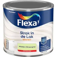 Flexa - Strak In De Lak Binnenlak Hoogglans - Midden Citroengras - Mengverf - 500 Ml