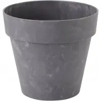 Form-Plastic Ibiza Betonpot 25cm Donker Beton - Stijlvolle Plantenbak
